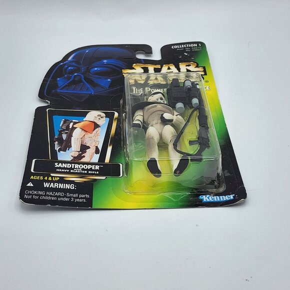 Star Wars Power of the Force Collection 1 Sandtrooper with Heavy Blaster Action - Picture 3 of 3
